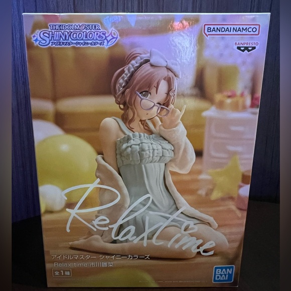 RELAX TIME Hinana Ichikawa The Idolmaster Shiny Colors Bandai Figure BANPRESTO - Picture 2 of 5